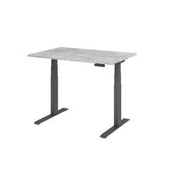 Hammerbacher Sitz-Stehschreibtisch VXDKB12/M/G Grau 1.200 x 800 x 1.290 mm Produktbild Print Hauptbild L