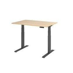 Hammerbacher Steh-Sitz-Schreibtisch VXDKB12/E/G Eiche 1200 x 800 mm Produktbild