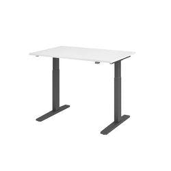 Hammerbacher Sitz-Stehschreibtisch VXMKA12/W/G Weiß 1200 x 800 mm Produktbild Print Hauptbild L