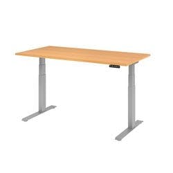Hammerbacher Sitz-Stehschreibtisch VXDKB16/6/S Buche 1600 x 800 mm Produktbild