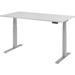 Hammerbacher Sitz-Stehschreibtisch VXDKB16/5/S Grau 1600 x 800 mm Produktbild