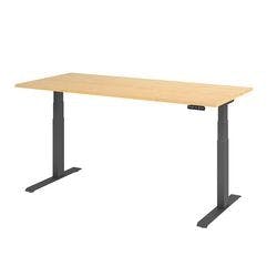 Hammerbacher Steh-Sitz-Schreibtisch VXDKB19/3/G Ahorn 1800 mm x 800 mm Produktbild