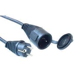 brennenstuhl 1161470 230V Verlängerungskabel mit Schutzkontaktstecker und Schutzkontaktkupplung IP44 25 m Schwarz Produktbild