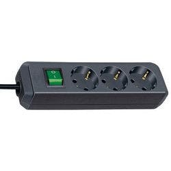 brennenstuhl 1152300015 Eco-Line Steckdosenleiste 3-fach F-Buchsen 1,5 m Mit Schalter Schwarz Produktbild