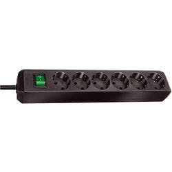 brennenstuhl 1159500400 Eco-Line-Steckdosenleiste 6-fach 3 m Mit Schalter Schwarz Produktbild