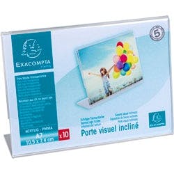 Exacompta Sichtfenster 87058QD Transparent 10 Stück Produktbild