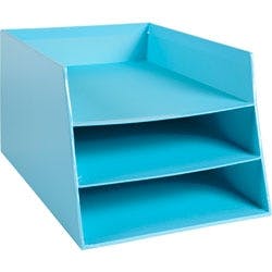 Exacompta Aquarel Briefablage DIN A4+ Pappkarton Pastellblau Produktbild