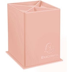 Exacompta Aquarel Stiftehalter Pappkarton Koralle 8,5 x 8,5 x 11 cm Produktbild