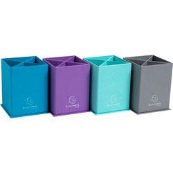 Exacompta Teksto Stiftehalter Pappkarton Farbig sortiert 8,5 x 8,5 x 11 cm Produktbild