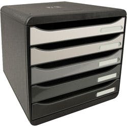Exacompta Schubladenbox Kunststoff Grau Produktbild