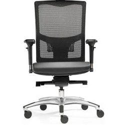 SITWELL Bürostuhl Liberty M SY-47.130-M Kunstleder, Netz Schwarz Produktbild