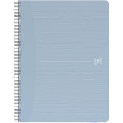 OXFORD My RecUp Notizbuch DIN A4 Liniert Doppeldraht Matt Lackierter Karton Blau Nicht perforiert 90 Seiten 90 Blatt Produktbild