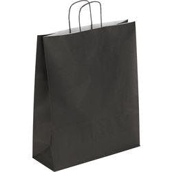RAJA Tragetasche Papier Schwarz 40 x 14 x 35 cm 50 Stück Produktbild