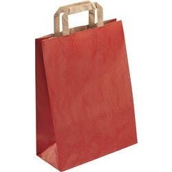 RAJA Tragetasche PP27KR Rot 26 x 12 x 35 cm 50 Stück Produktbild