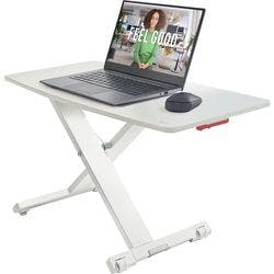 Leitz Ergo Cosy Ergonomischer Höhenverstellbarer Sitz-/Steh-Schreibtischaufsatz 6533 ABS/Stahl 700 x 48-310 x 350 mm Grau Produktbild