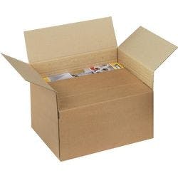 RAJA Versandkarton 1-wellig Pappe 400(B) x 300 (T) x 500 (H) mm Braun 20 Stück Produktbild