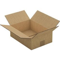RAJA Versandkarton 2-wellig Pappe 220 (B) x 100 (T) x 310 (H) mm Braun 15 Stück Produktbild