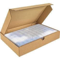 RAJA Versandkarton 1-wellig Pappe 220 (B) x 50 (T) x 310 (H) mm Braun 50 Stück Produktbild