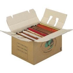 RAJA Umzugskarton 2-wellig Pappe 340 (B) x 260 (T) x 450 (H) mm Braun 20 Stück Produktbild
