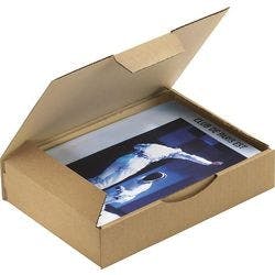 RAJA Versandkarton 1-wellig Pappe 170 (B) x 50 (T) x 240 (H) mm Braun 50 Stück Produktbild