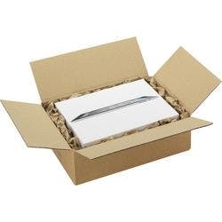 RAJA Versandkarton 1-wellig Pappe 215 (B) x 100 (T) x 310 (H) mm Braun 25 Stück Produktbild