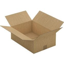 RAJA Versandkarton 1-wellig Pappe 300 (B) x 150 (T) x 430 (H) mm Braun 25 Stück Produktbild