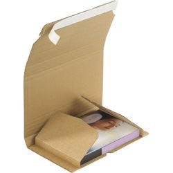 RAJA Buchkarton 1-wellig Pappe 220 (B) x 280 (H) mm Braun 25 Stück Produktbild