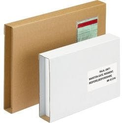 RAJA Buchkarton 1-wellig Pappe 310 (B) x 430 (H) mm Braun 25 Stück Produktbild