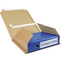 RAJA Versandkarton 1-wellig Pappe Braun 365mm x 300mm x 82mm 25 Stück Produktbild