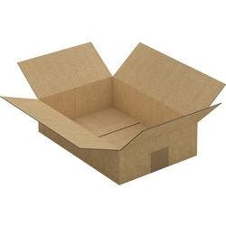 RAJA Versandkarton 1-wellig Pappe 215 (B) x 80 (T) x 310 (H) mm Braun 25 Stück Produktbild