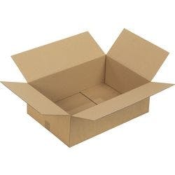RAJA Versandkarton 1-wellig Pappe 292 (B) x 134 (T) x 592 (H) mm Braun 20 Stück Produktbild