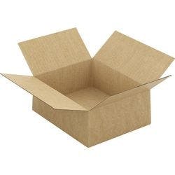RAJA Versandkarton 1-wellig Pappe 200 (B) x 100 (T) x 250 (H) mm Braun 20 Stück Produktbild