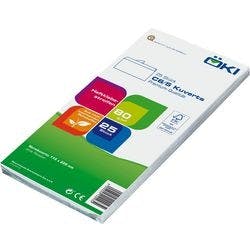 ÖKI Classic Briefumschläge DIN C6/5 229 (B) x 114 (H) mm Haftklebestreifen Weiß 80 g/m² 25 Stück Produktbild