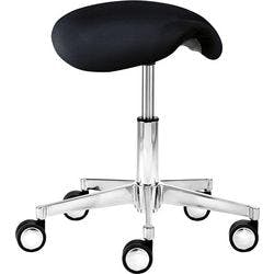 mayer sitzmöbel 1297 Drehhocker Stoff Schwarz 480 x 520 x 525 mm Produktbild