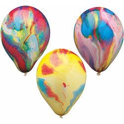 PAPSTAR Ballon Rund Naturlatex Mehrfarbig 8 Stück Produktbild
