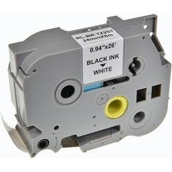 P-touch Beschriftungsband Kompatibel Brother TZe-251 5BRT251-WT Selbsthaftend Schwarz auf Weiß 24 mm x 8 m Produktbild