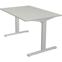 Kerkmann Form 2 Schreibtisch Rechteckig Hellgrau T-Fuß 1.200 (B) x 800 (T) x 820 (H) mm Produktbild
