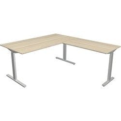 Kerkmann Form 2 Eckschreibtisch L-förmig T-Fuß 1.600 (B) x 1.800 (T) x 820 (H) mm Produktbild
