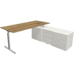 Kerkmann Form 2 Eckschreibtisch T-Fuß 3 Schübe 740 mm (H) Produktbild
