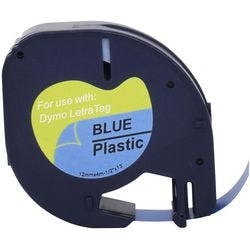LT Beschriftungsband Kompatibel DYMO 91225 RL-D-91225 Selbsthaftend Blau 12 mm x 4 m Produktbild