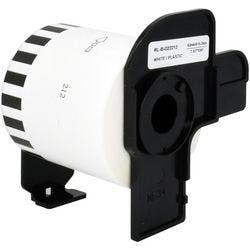 QL Etikettenrolle Kompatibel Brother DK-22212 5BD22212T-WT Selbsthaftend Schwarz auf Weiß 90 x 91 mm Produktbild