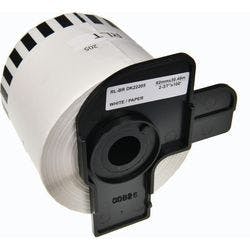 QL Etikettenrolle Kompatibel Brother DK-22205 5BR22205-WT Selbsthaftend Schwarz auf Weiß 96 x 91 mm Produktbild