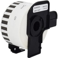 QL Etikettenrolle Kompatibel Brother DK-22225 RL-B-D22225T Selbsthaftend Schwarz auf Weiß 96 x 91 mm Produktbild