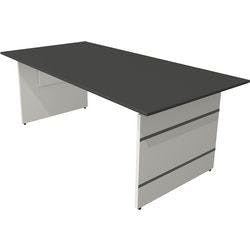 Kerkmann Form 4 Höhenverstellbar Schreibtisch Rechteckig Anthrazit Wange 2.000 (B) x 1.000 (T) x 760 (H) mm Produktbild