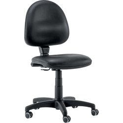 Stuhl Schwarz Vinyl BE130 80 x 24 x 60 (H) cm Produktbild