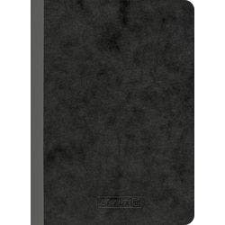BRUNNEN Notizbuch DIN A6 Liniert Softcover Schwarz Nicht perforiert 192 Seiten 96 Blatt Produktbild