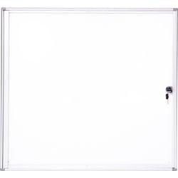 Maul MAULextraslim Abschließbarer Schaukasten Magnetisch 6 x A4 Zum Hängen Abschließbar Innen 71 (B) x 65,1 (H) cm Silber Produktbild Print Hauptbild L