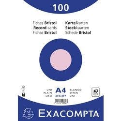Exacompta Karteikarten 10336E DIN A4 Rosa 21 x 29,7 x 2,3 cm 10 Stück Produktbild