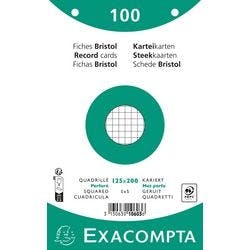 Exacompta Karteikarten 10603E 125 x 200 mm Weiß 12,7 x 20,3 x 2,5 cm 12 Stück Produktbild