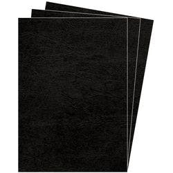 Fellowes Einbanddeckel Zellstoff Schwarz 100 Stück Produktbild